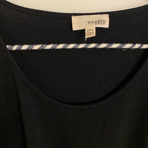 Aritzia Wilfred Black Oversized T-Shirt Dress - Picture 4 of 7